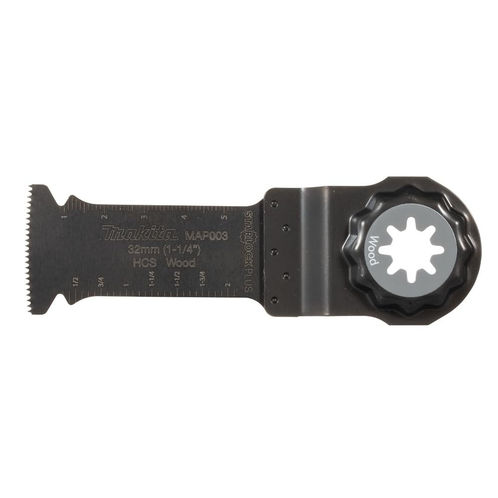 Makita B-66341 - Starlock Plus Hoja de sierra de inmersión 32x60 mm 18TPI MAP003 Madera