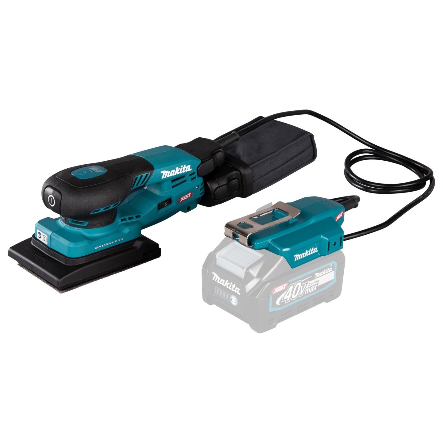 Makita BO005CGZ - Lijadora orbital inalámbrica 40 V máx. / 80 x 130 mm (sin cargador ni baterías) - Ferrotecnia