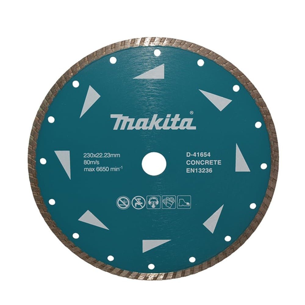 Makita D-41654 - Disco diamantado de corona continua, en seco, 230 x 22,23 mm - Ferrotecnia