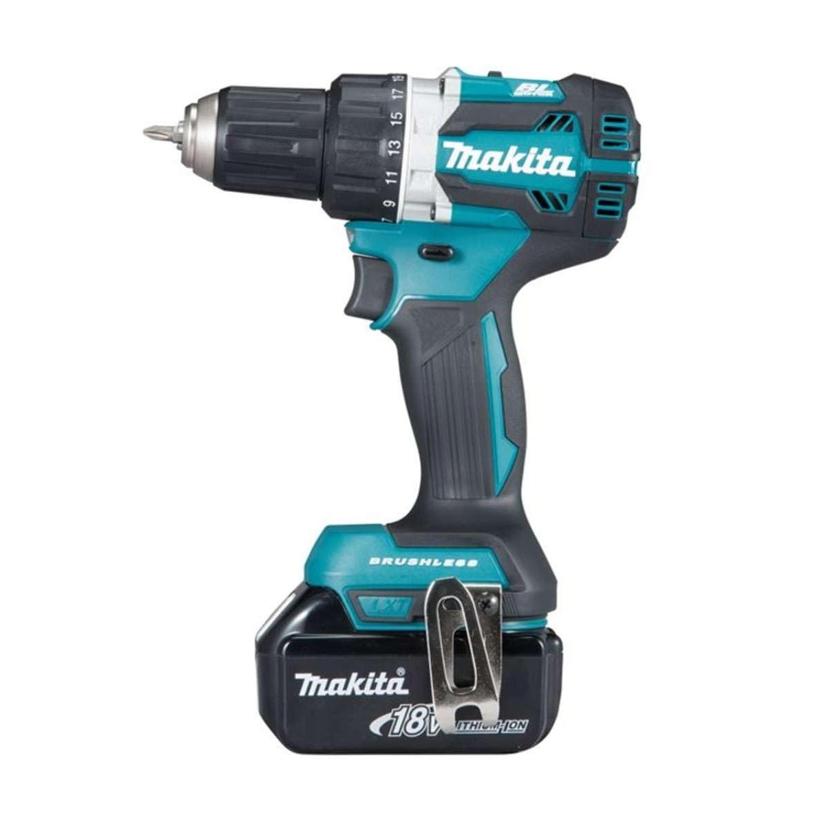 Makita DDF484RFJ - Atornillador taladro 18V LXT sin escobillas, 54/30 Nm, 2x3,0 Ah - Ferrotecnia