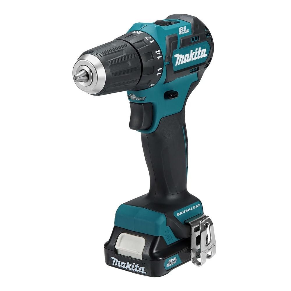 Makita DF332DSAE - Taladro atornillador 10,8v 2,0ah 2 bateria li-ion diámetro 21 - Ferrotecnia