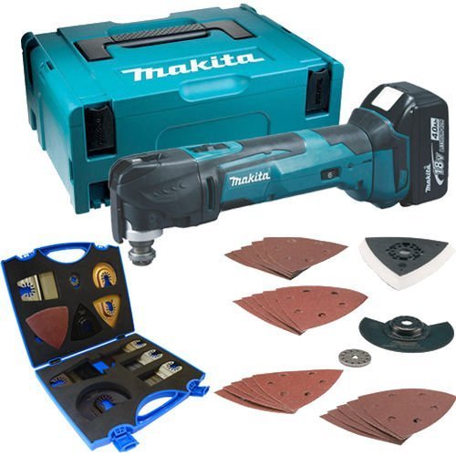 Makita DHP482RFJ - Taladro combinado 18V LXT, 62/36 Nm, 2x3,0 Ah