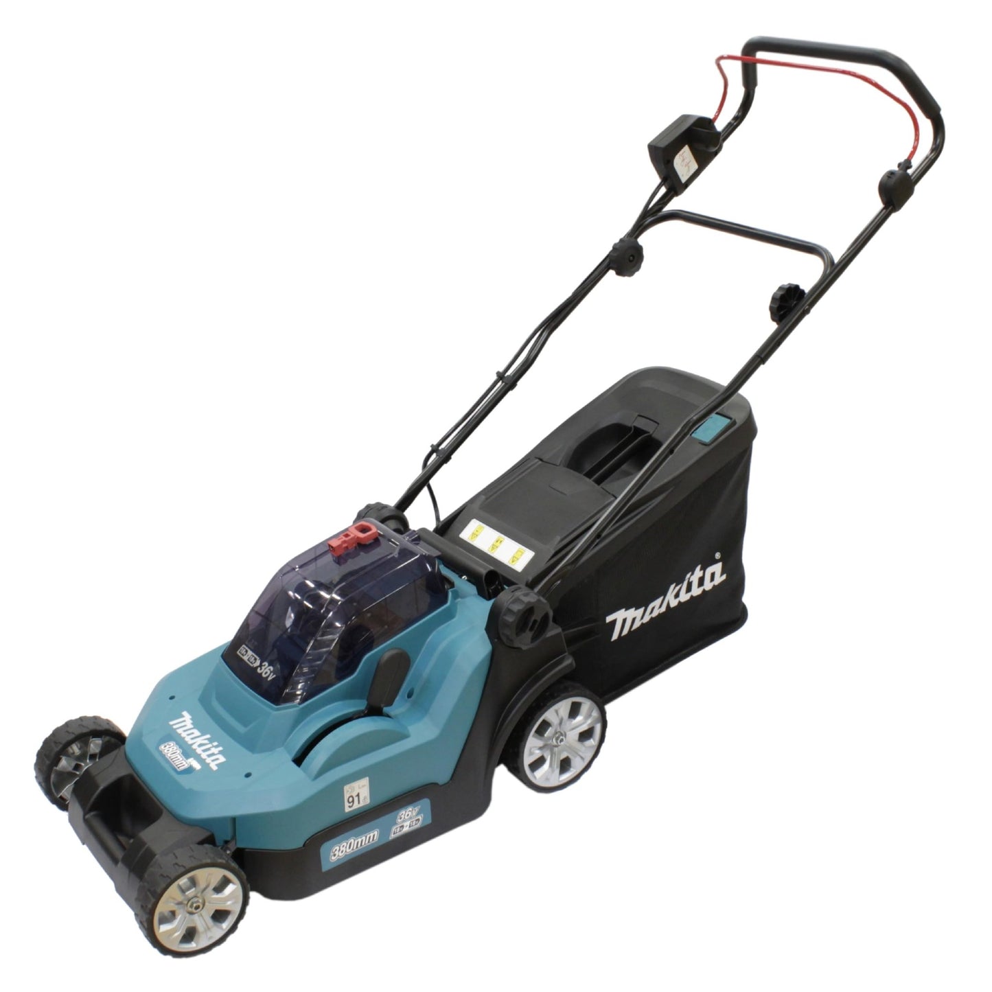 Makita DLM382Z - Cortacésped inalámbrico 2x18 V (sin batería, sin cargador)