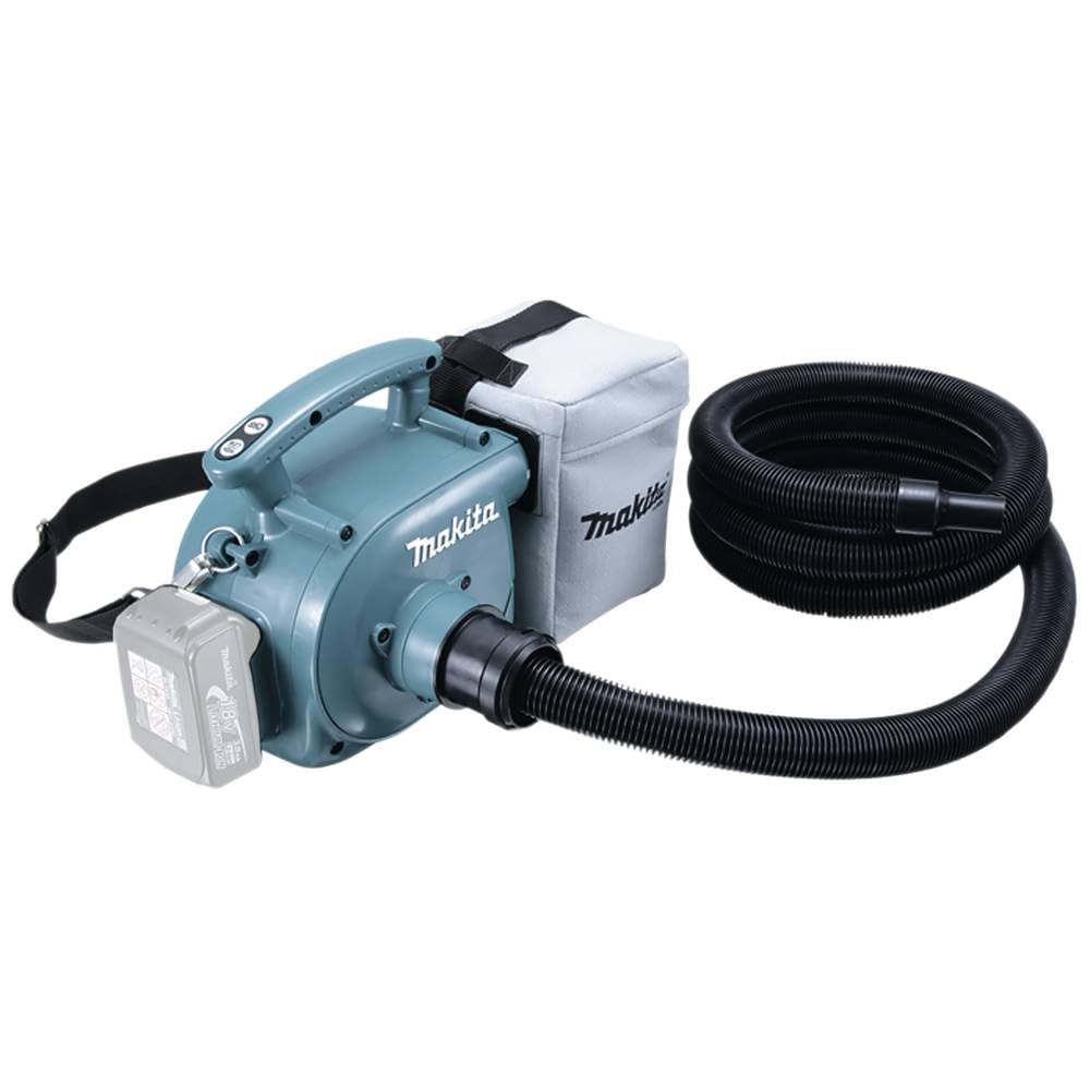 Makita DVC350Z - Aspirador Li-Ion 18V (Negro, Azul, Gris, Secar, 95 dB, 195 mm, 403 mm, 226 mm) /sin baterías, sin cargador
