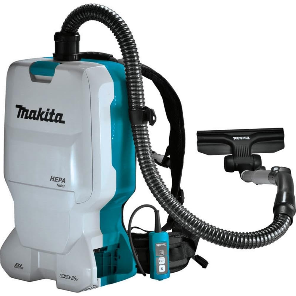 Makita DVC660Z - Mochila aspiradora (sin batería y Cargador), 6 litros
