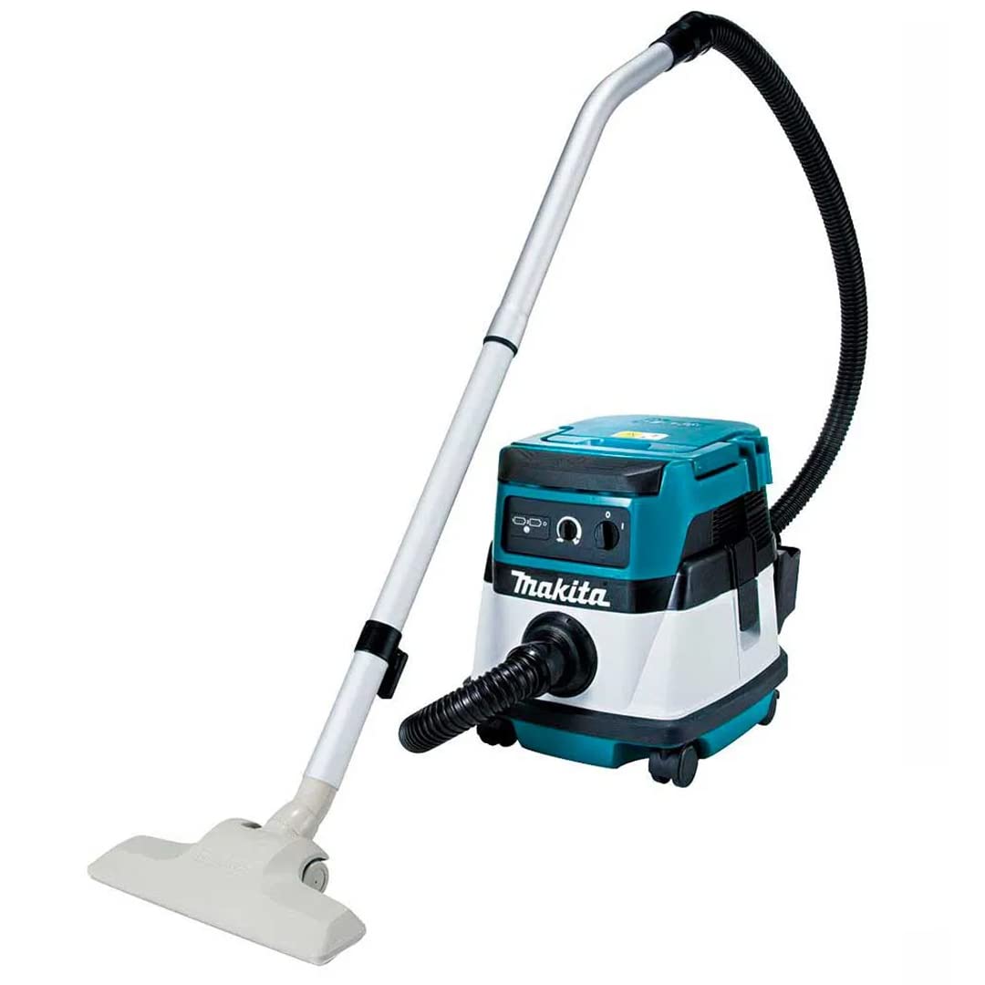 Makita DVC860LZ - Aspirador 18Vx2 Lxt AC/DC 8L, Color: Blanco, Negro y Azul