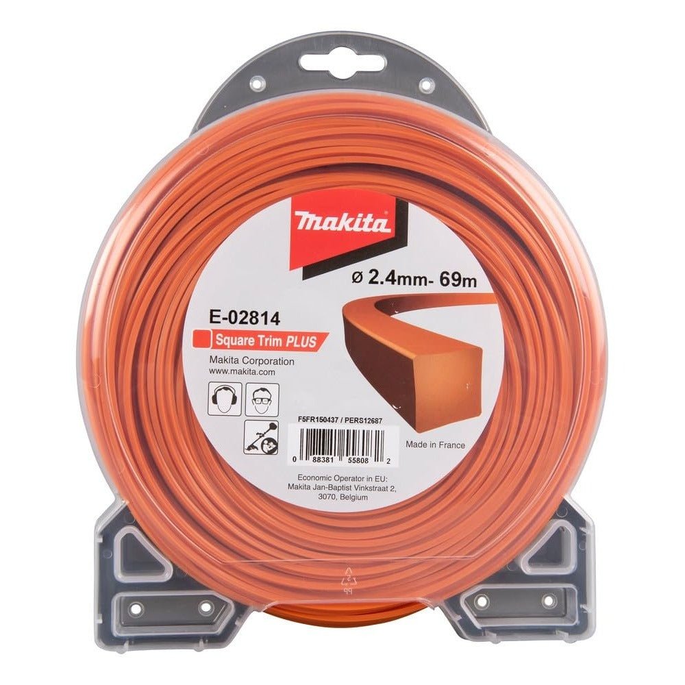 Makita E-02814 - Desbrozadora de alambre redondo Recortadora de bordes 2,4mm x 69m - Ferrotecnia