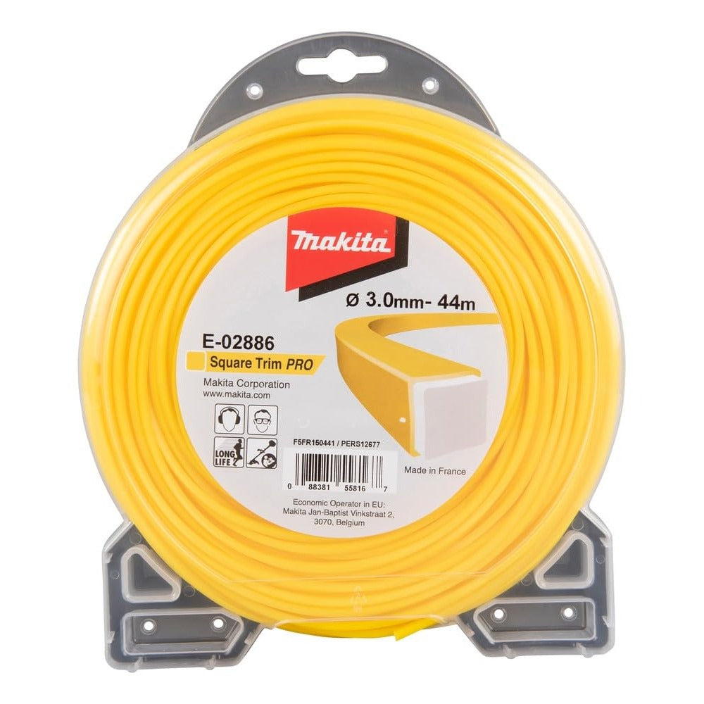 Makita E-02886 - Desbrozadora de Alambre Cuadrado Recortadora de Bordes 3 mm x 44m