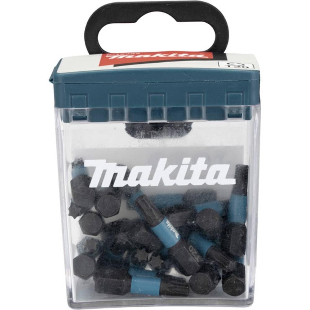 Makita E-12382 - Puntas de atornillar T20 de 25 mm, Impact Black (Lote de 25 uds)