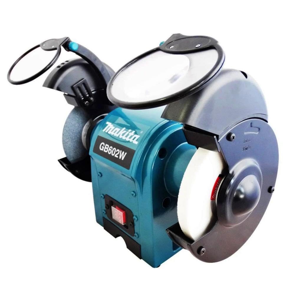Makita GB602W - 9565CLR 9910 9910-Lijadora - Banda (76 x 457 mm, 650 W, 2,7 kg), color negro, azul y plateado