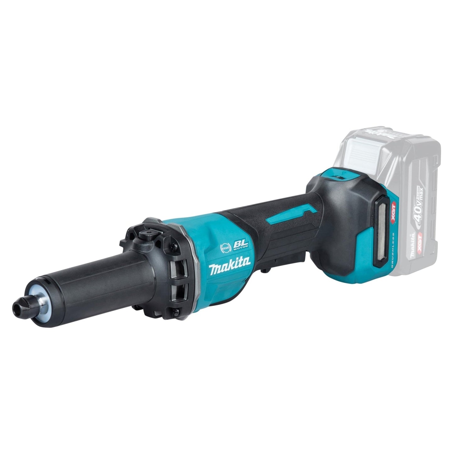 Makita GD002GZ - Lijadora recta inalámbrica 40 V, máx. sin batería, sin cargador con interruptor de remo - Ferrotecnia
