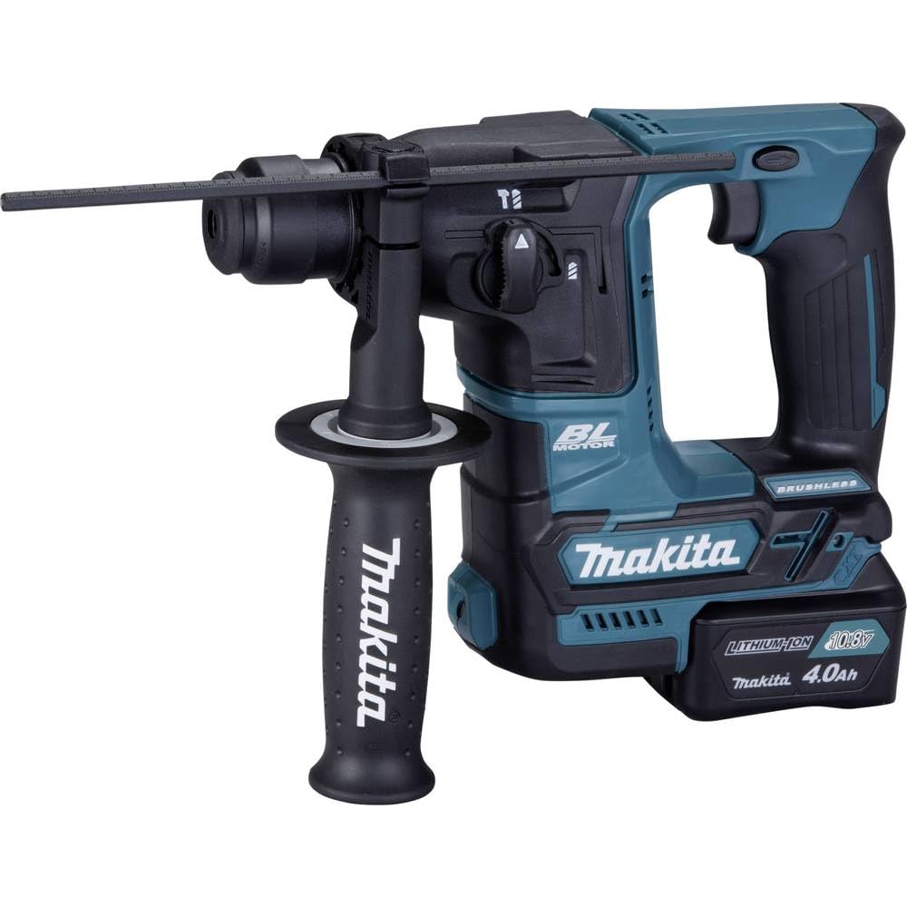 Makita HR166DSMJ - Martillo perforador SDS-Plus 12V CXT sin escobillas, 1,1 J, 2x4,0 Ah