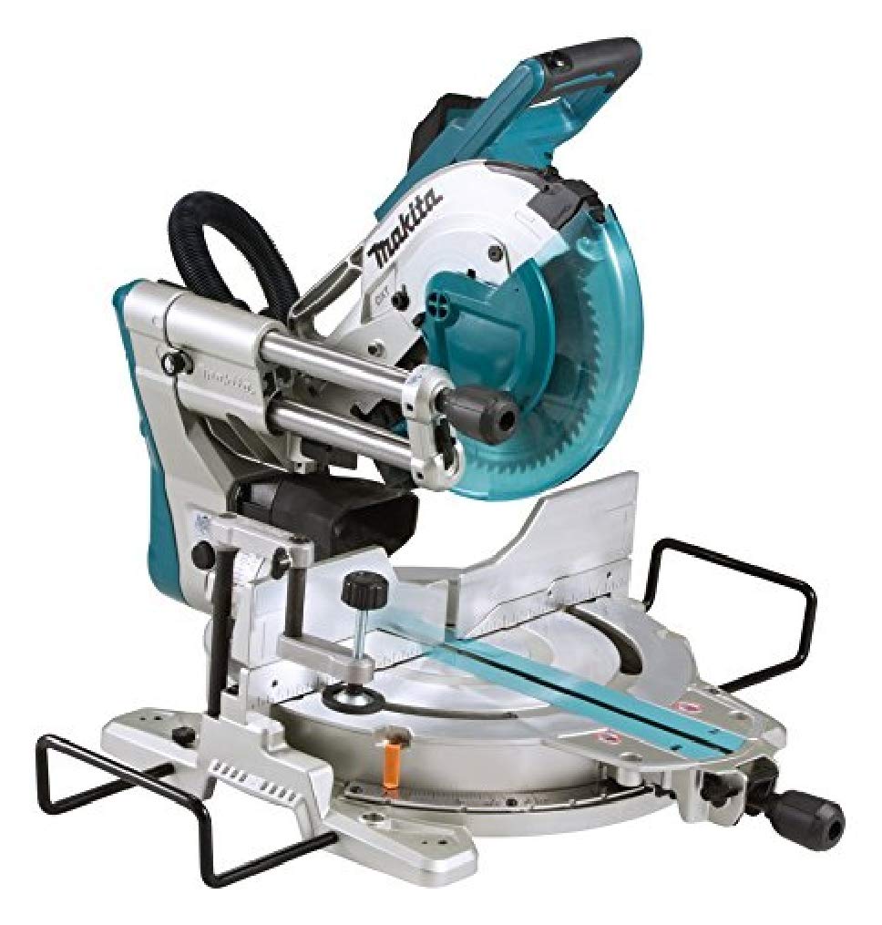 Makita LS1019L - Sierras ingletadora telescópica 260 mm, 1510 W, 230 V