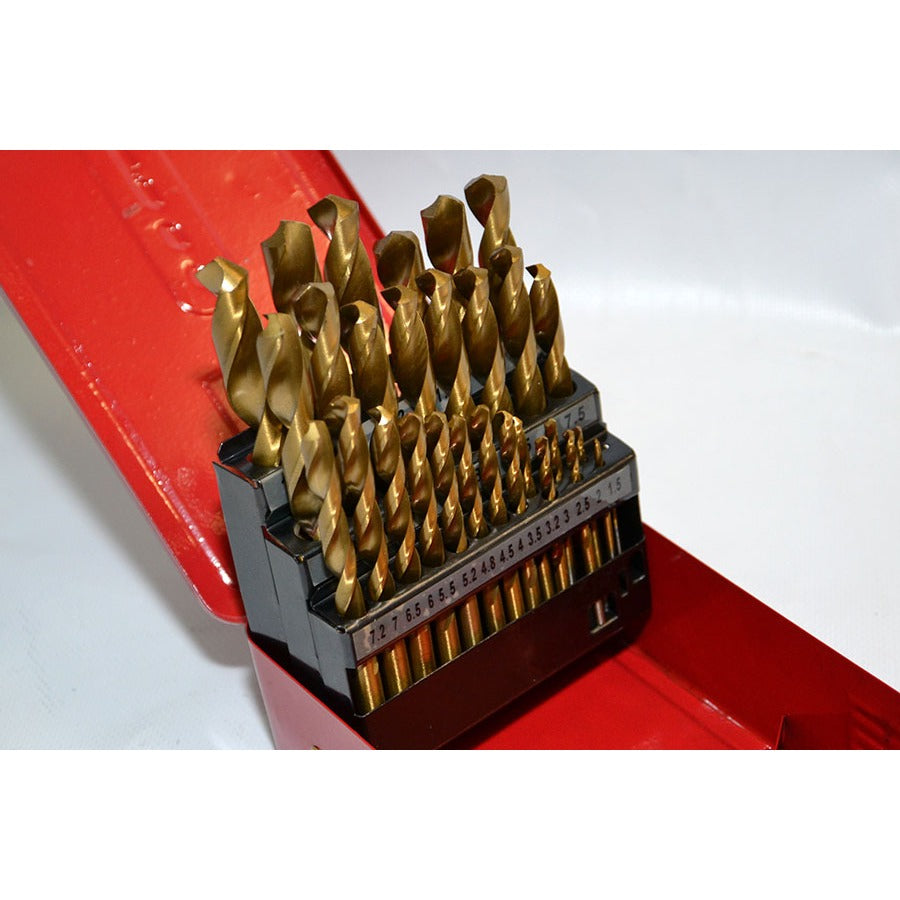 Makita P-61824 - Juego de brocas para metal HSS-Co 5% cobalto (Lote de 25 uds)