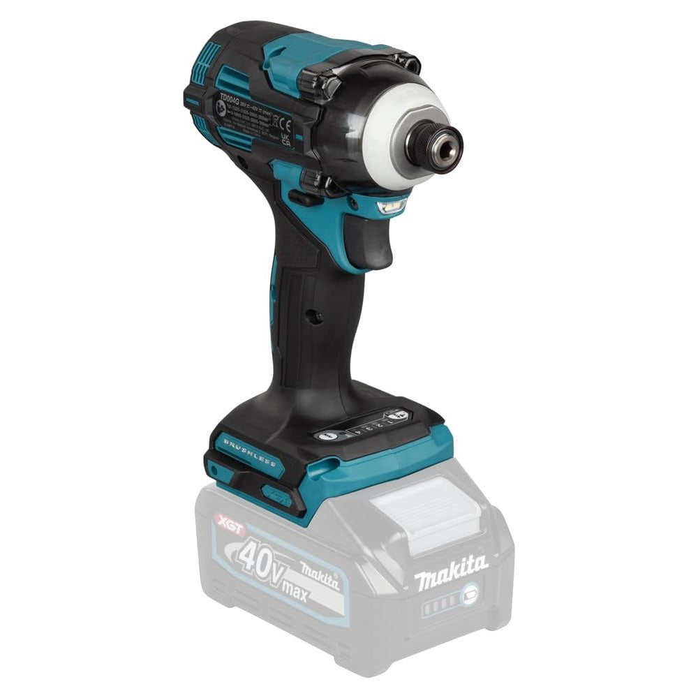 Makita TD004GD201 - Atornillador de impacto 230 Nm T-Mode 40 V XGT BL TD004GZ01