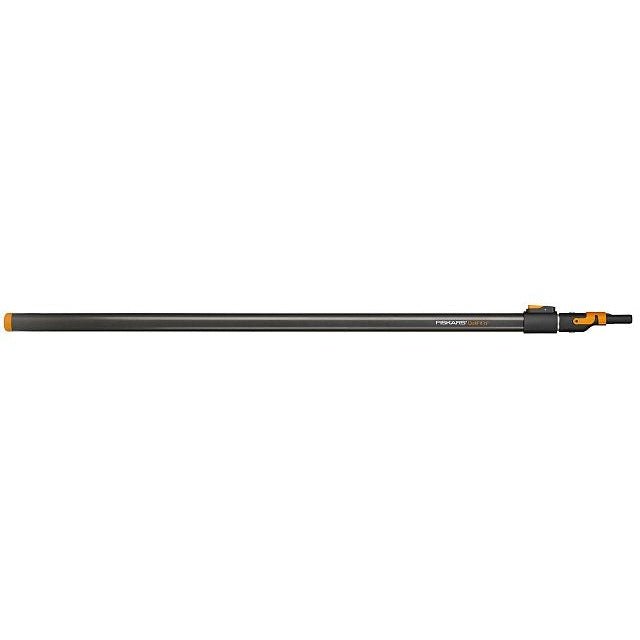 Mango telescópico para herramientas QuikFit, Longitud: 1,4 - 2,4 m, Aluminio, Negro/Naranja, 1000666 - Ferrotecnia