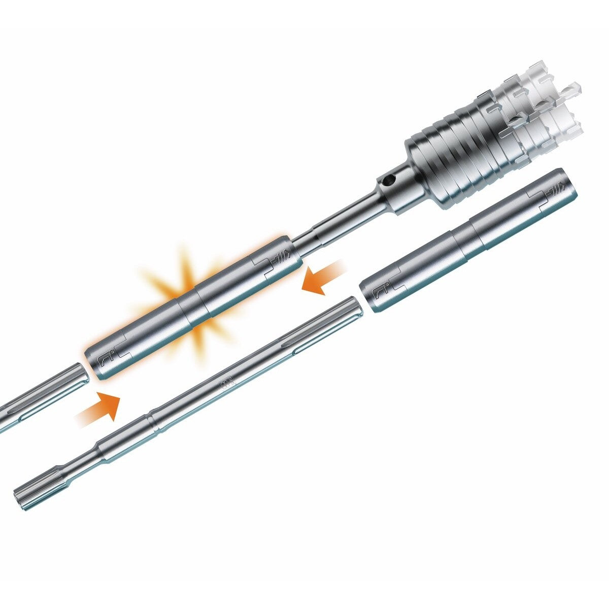 Hikoki 751686 - Adaptador pieza de conexión SDS-Max/SDS-Max 30 x 190 mm