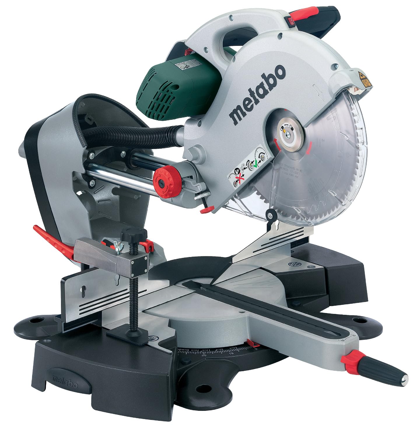 Metabo 0103150000 - Ingletadora telescópica KGS 315 Plus, 2200 W, disco de 315 mm