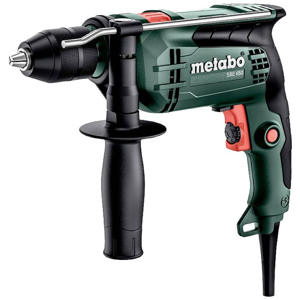 Metabo 600742850 - Taladro percutor SBE 650 650 W, portabrocas rápido Futuro Plus 13 mm