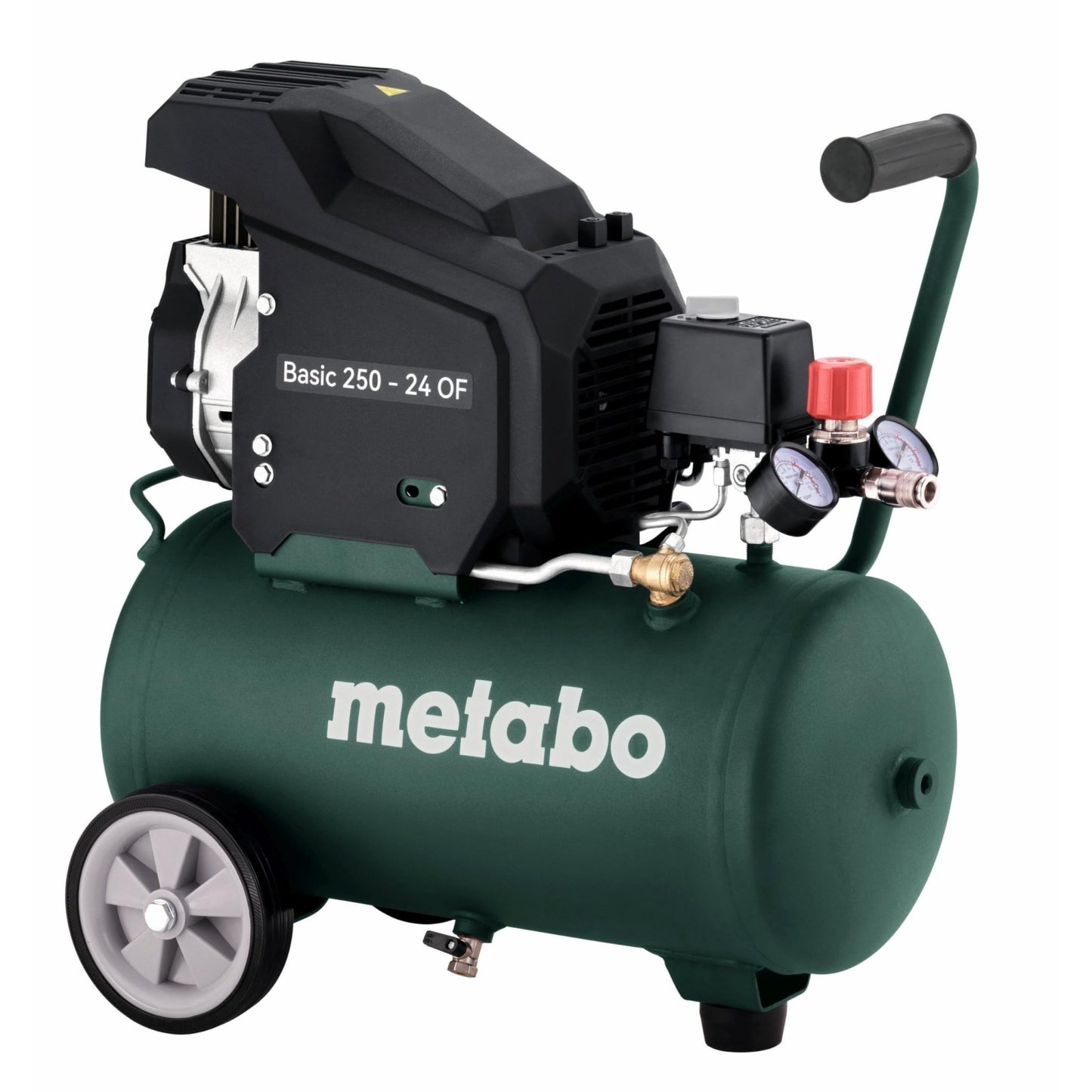 Metabo 601523000 - Compresor de pistón Basic 250-24 W OF, calderín 24 l, acoplamiento rápido - Ferrotecnia
