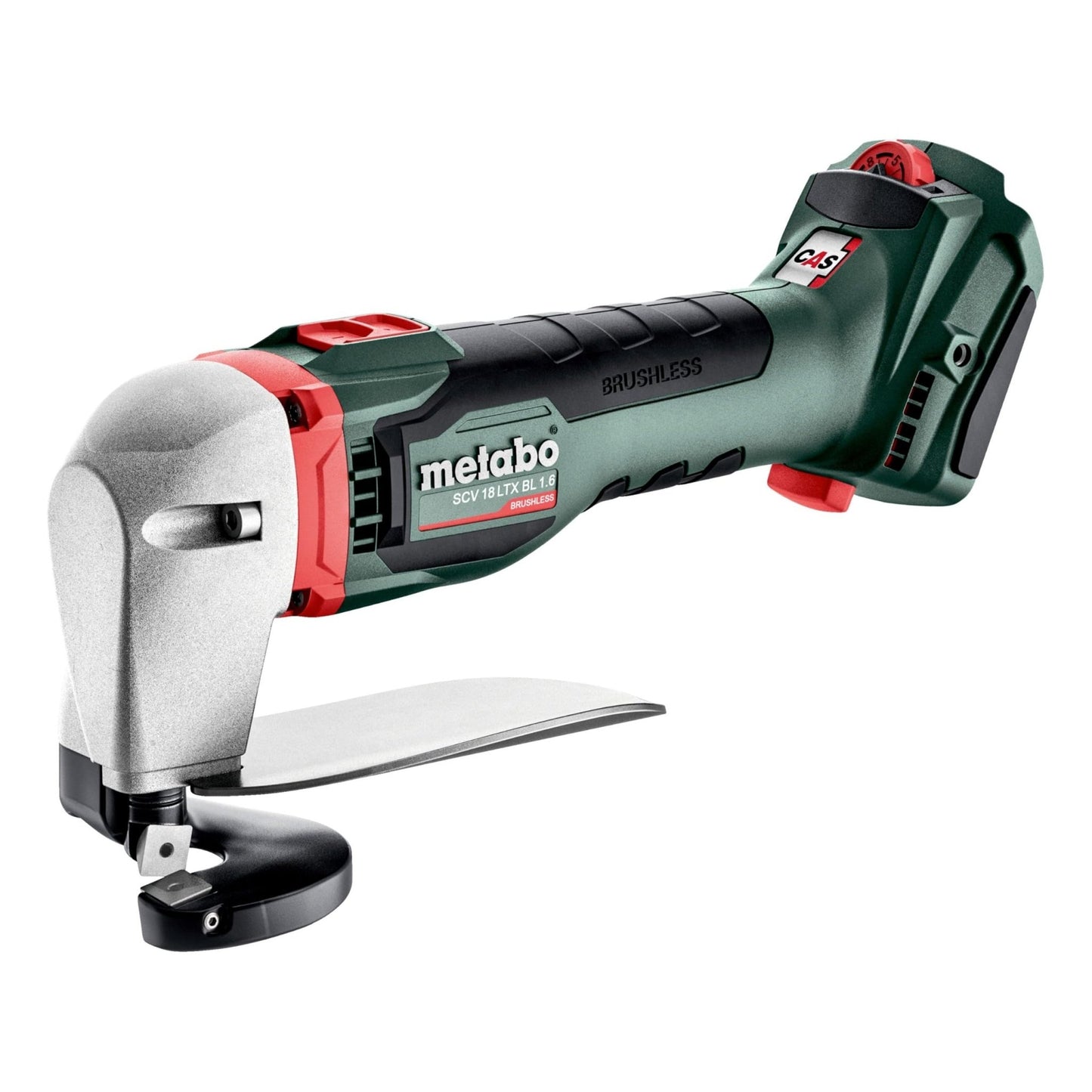Metabo 601615850 - Cizalla para chapa de batería SCV 18 LTX BL 1.6 18 V, sin batería ni cargador - Ferrotecnia
