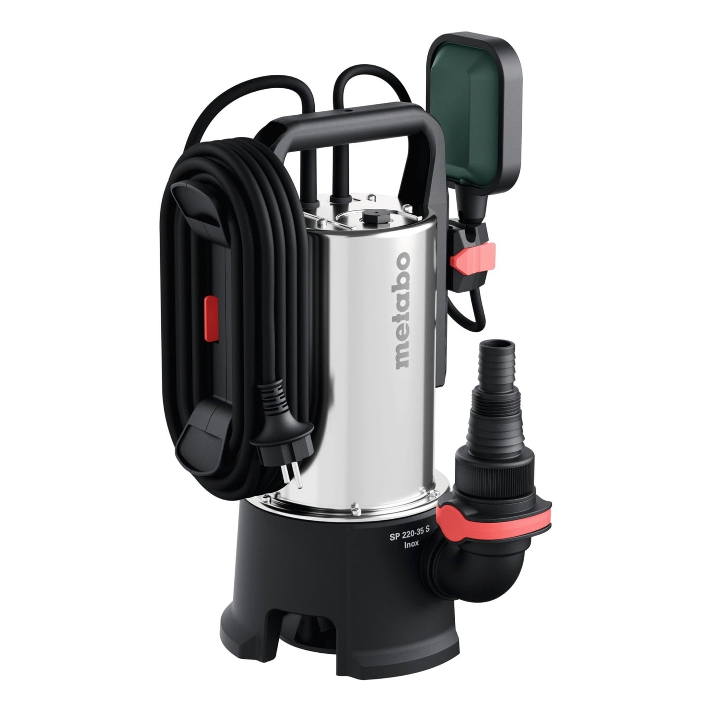 Metabo 601797000 - Bomba sumergible para aguas sucias SP 220-35 S Inox 790 W, 22.000 l/h - Ferrotecnia