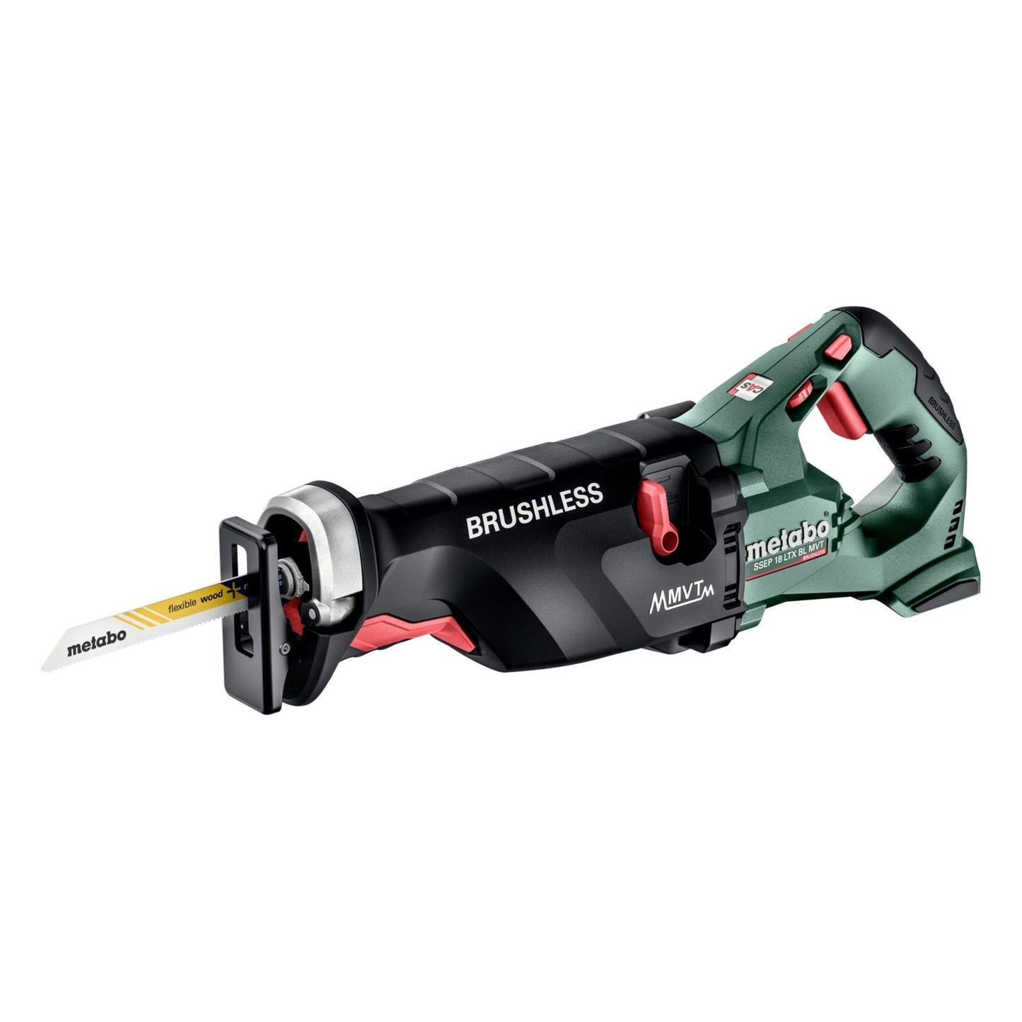 Metabo 602258850 - Sierra de sable de batería SSEP 18 LTX BL MVT 18 V, sin batería ni cargador - Ferrotecnia