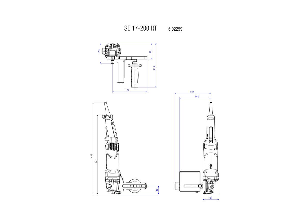 Metabo 602259000 - Satinadora SE 17-200 RT