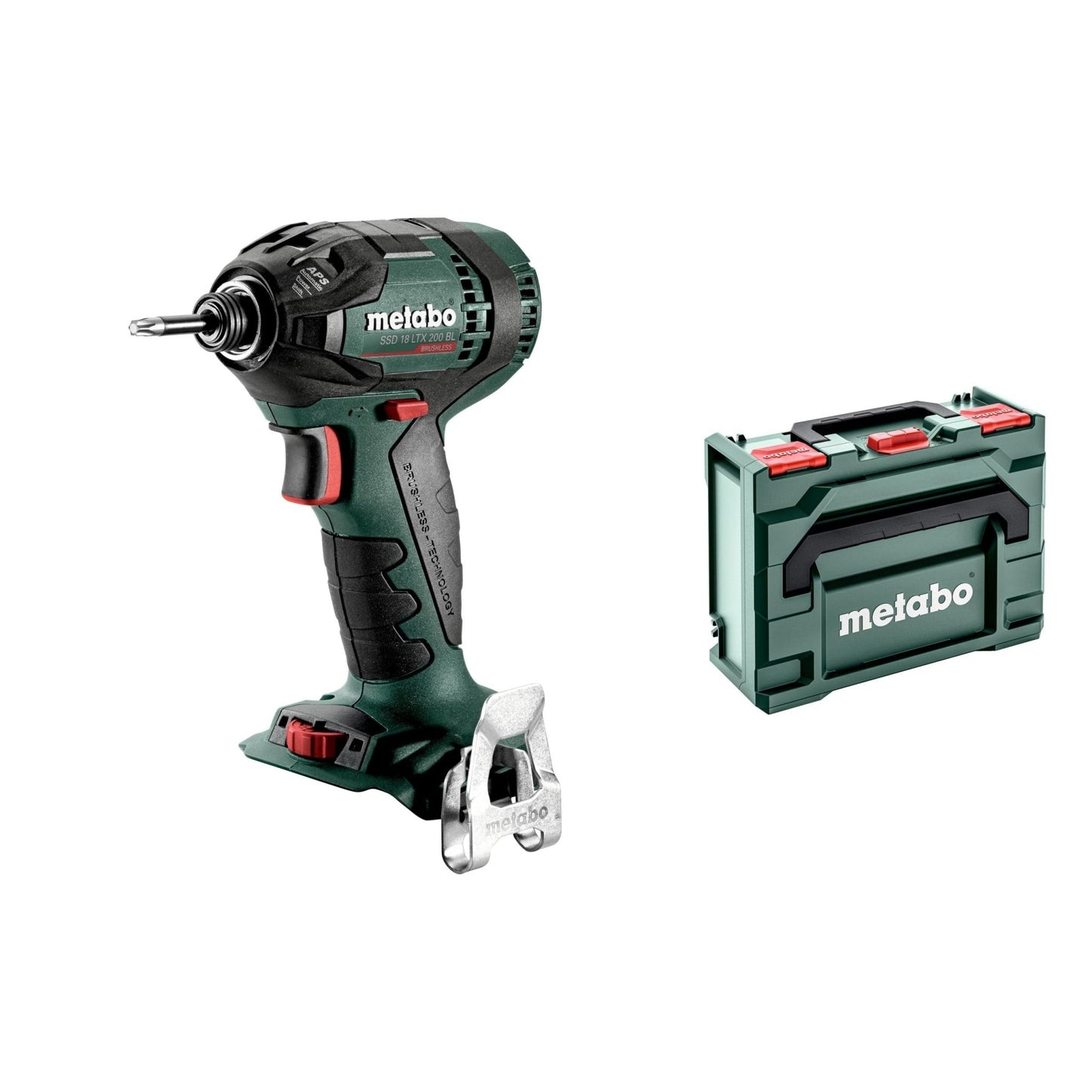 Metabo 602396890 - Atornillador de impacto de batería SSD 18 LTX 200 BL, 200 Nm, sin batería - Ferrotecnia
