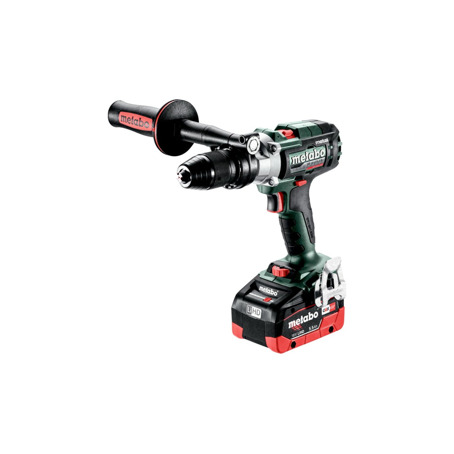 Metabo 603183660 - Taladro atornillador de percusión SB 18 LTX-3 BL I Metal, 2x5,5 Ah LiHD