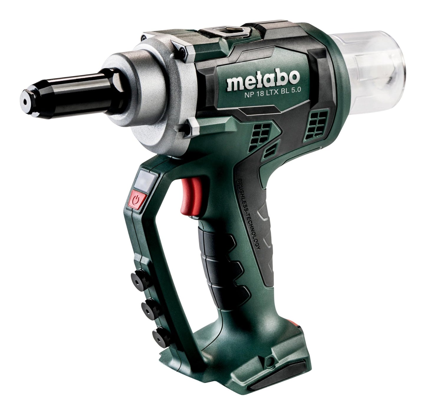 Metabo 619002890 - Remachadora de batería NP 18 LTX BL 5.0 18 V, sin batería ni cargador