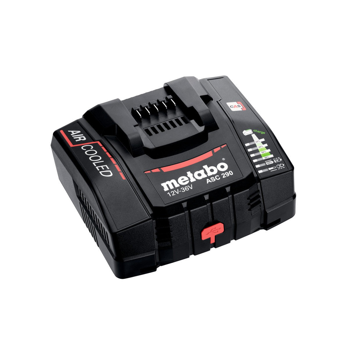 Metabo 627370000 - Cargador rápido ASC 290, 12-36 V, "AIR COOLED" UE