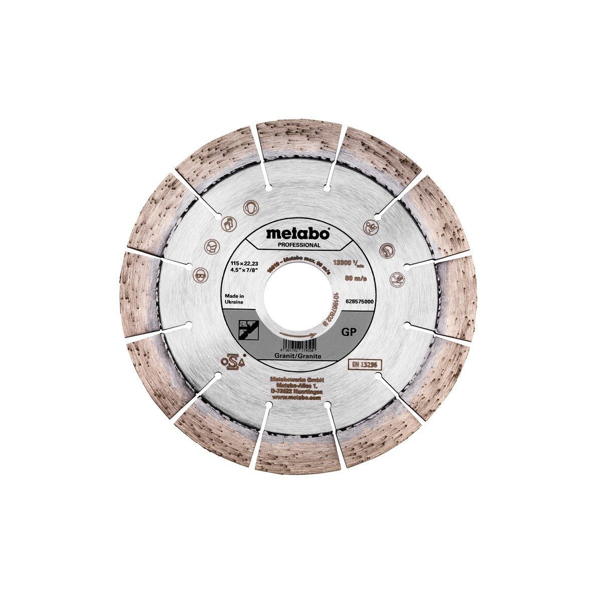 Metabo Discos de cortar de diamante "professional" / GP - Ferrotecnia