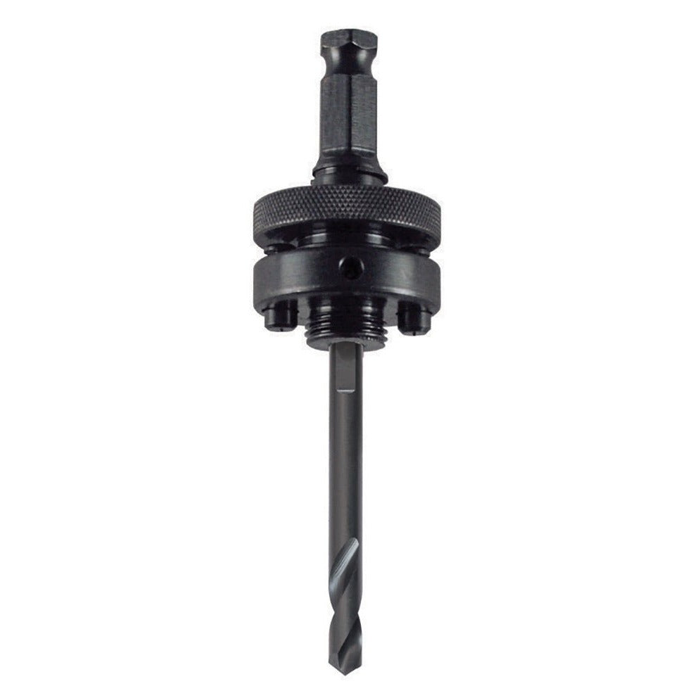 Morse MA45PSN - Spindle with Morse driver pilots for hole saws with a diameter of 32 to 152 mm, with 7/16" HEX anchor.