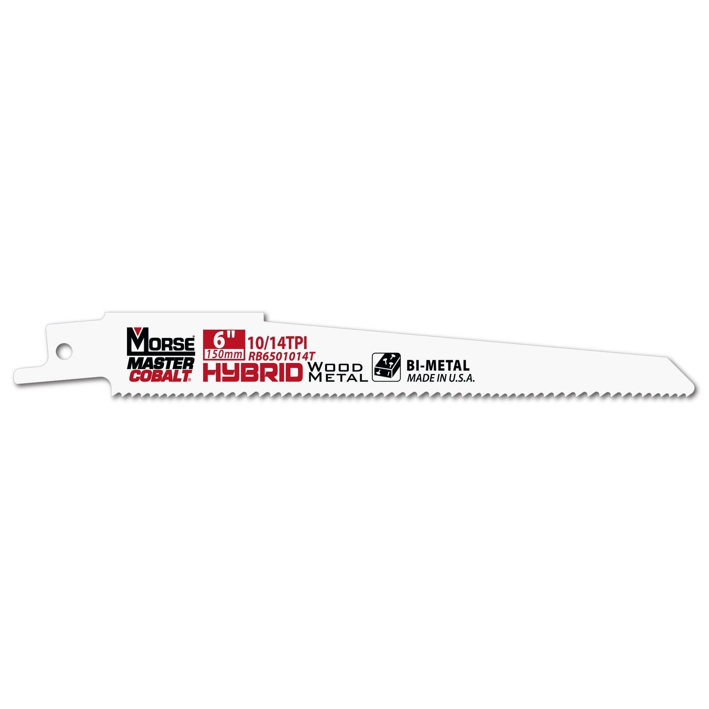 Morse RB6501014T50 - MASTER COBALT Hybrid 6" 050 10/14 50P Metal Reciprocating Saws