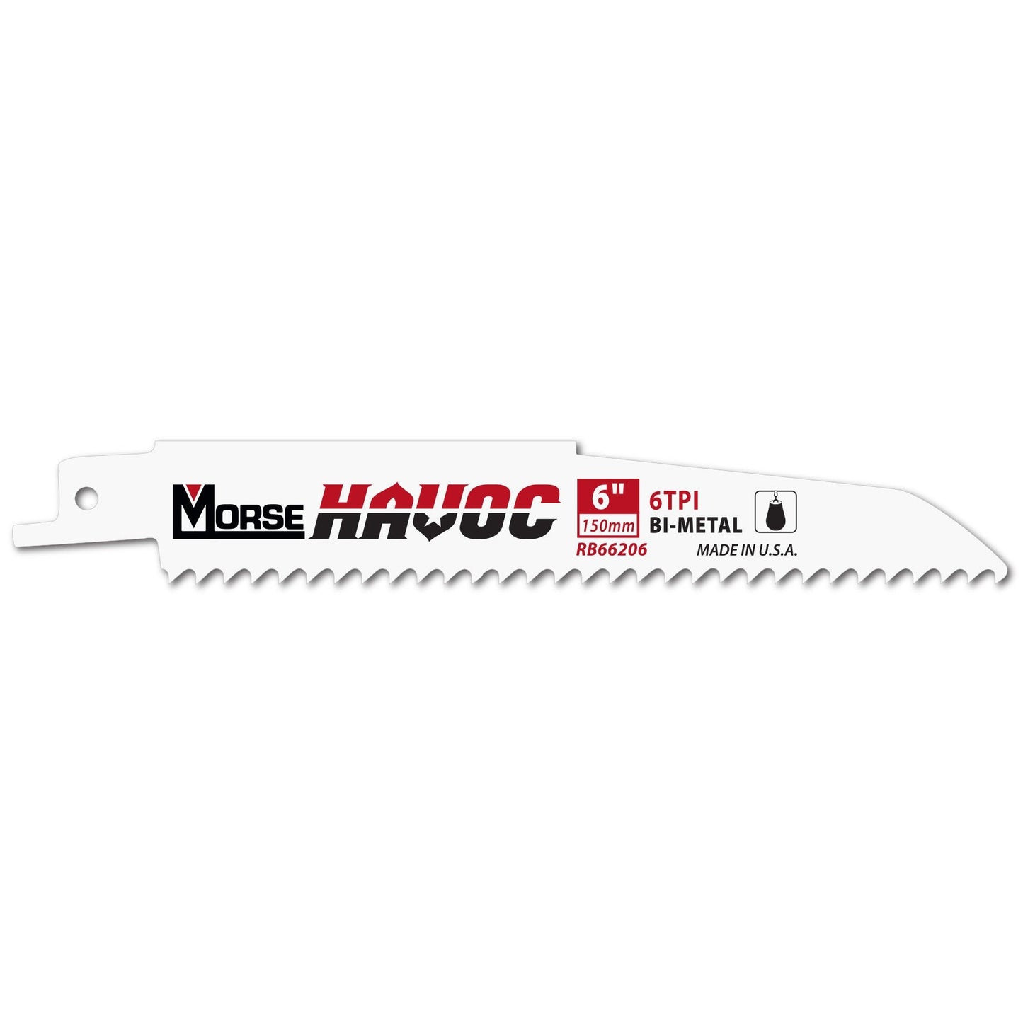 Morse RB66210T03 - Scie de démolition Morse Havoc 152x22x1,6 mm. avec 10 DPP (pack de 3 unités)