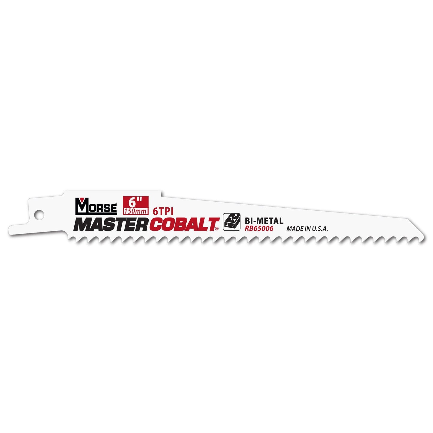 Morse RB95006T05 - Morse Master Cobalt saber saw for wood 229x20x1.3 mm. with 6 DPP (package 5 units)