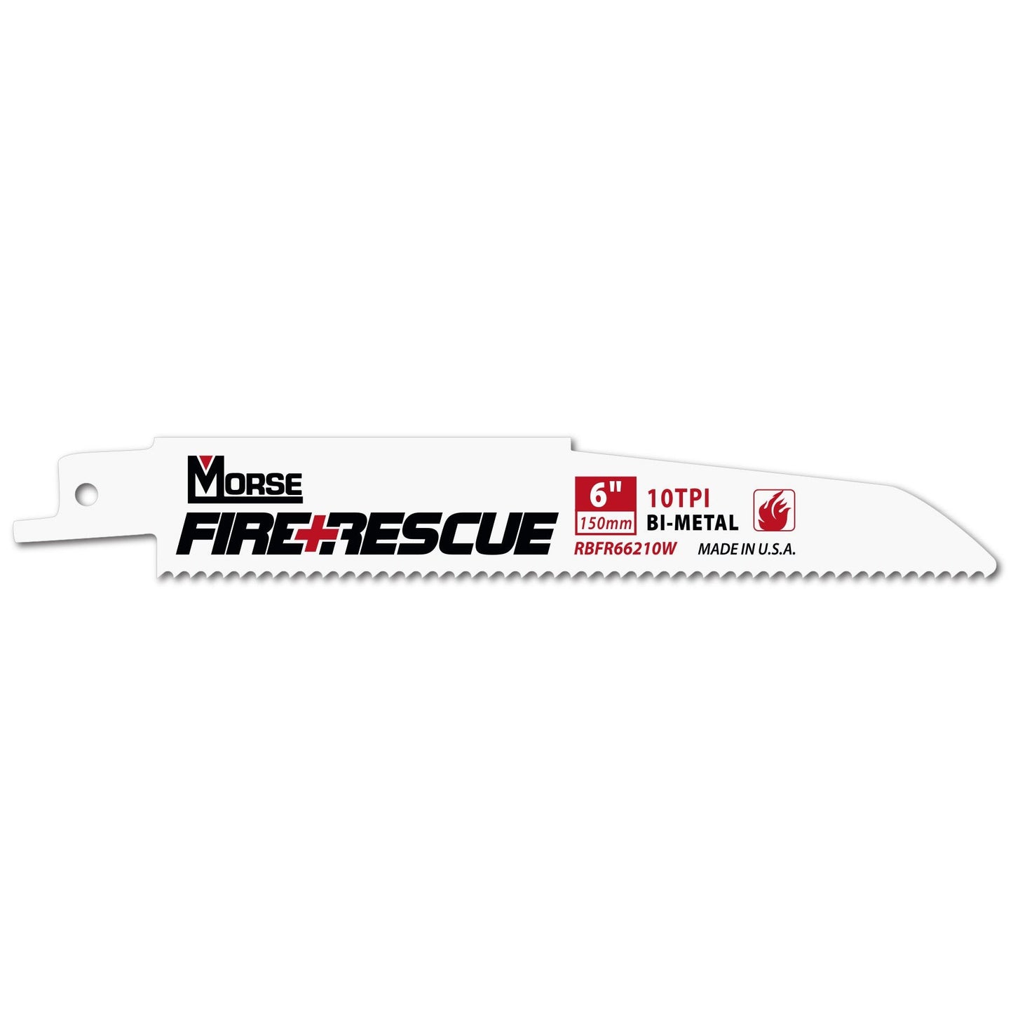 Morse RBFR126214WT03 - Sierra de sable para trabajos de rescate Morse Fire+Rescue 305x22x1,6 mm. con 14 DDP (Paquete 3 unidades)