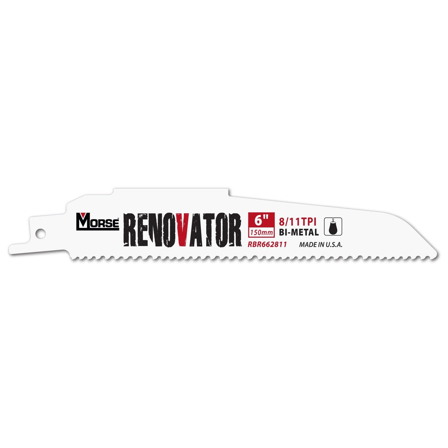 Morse RBR962811T03 - Scie de démolition Morse Renovator 229x25x1,6 mm. avec 8/11 DPP (pack de 3 unités)