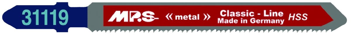 MPS - Hoja de sierra de calar Classic - Line - Metal 31119 - Ferrotecnia