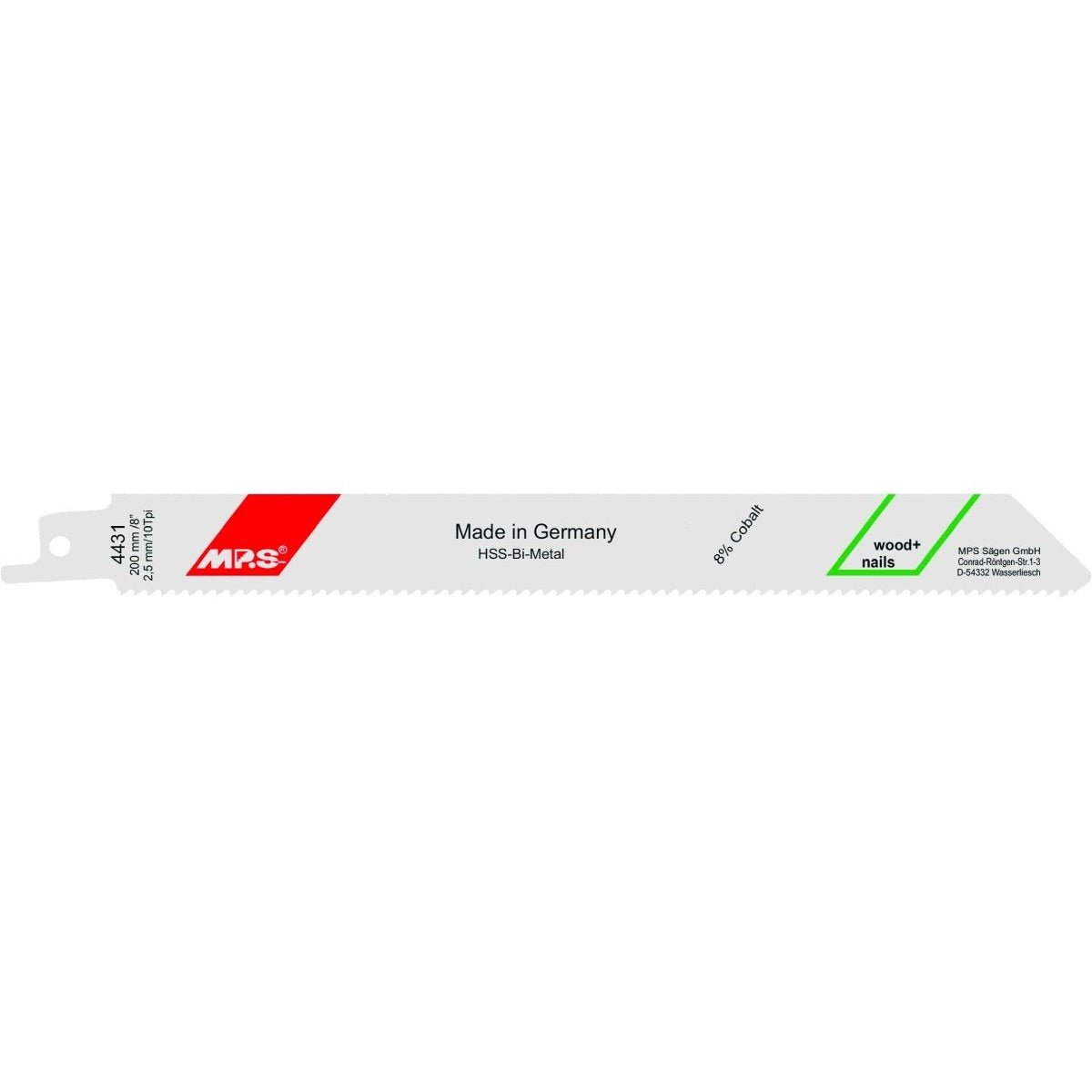MPS - Hoja de sierra de sable Classic-Line-Wood 4431 - Ferrotecnia