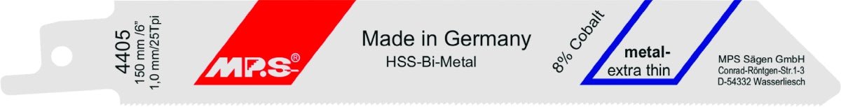 MPS - Hoja de sierra de sable Profi - Line - Metal 4405 - Ferrotecnia