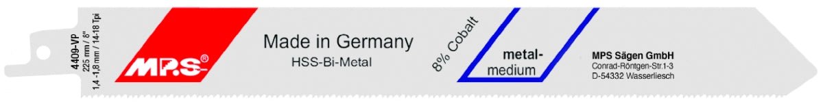 MPS - Hoja de sierra de sable Profi - Line - Metal 4409 - VP - Ferrotecnia