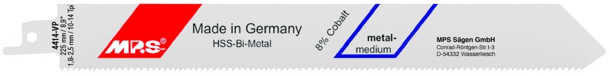 MPS - Hoja de sierra de sable Profi - Line - Metal 4414 - VP - Ferrotecnia