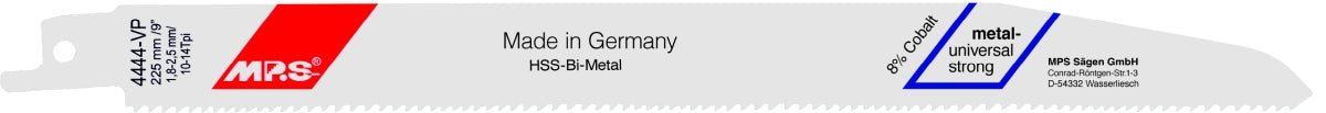 MPS - Hoja de sierra de sable Profi - Line - Metal 4444 - VP - Ferrotecnia