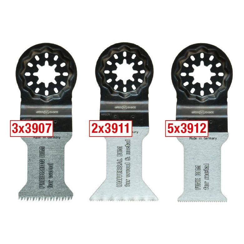 MPS - 10-Piece Oscillating Saw Blade Set for Wood and Metal 3900-SET 1
