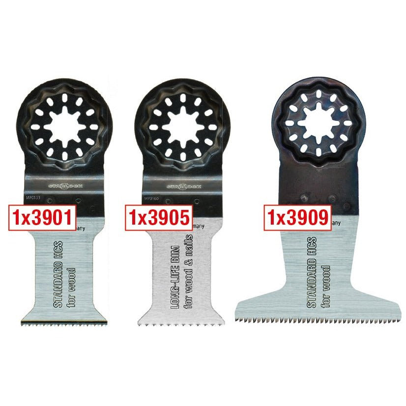 MPS - Oscillating Saw Blade Set for Wood and Metal 3900-SET 3