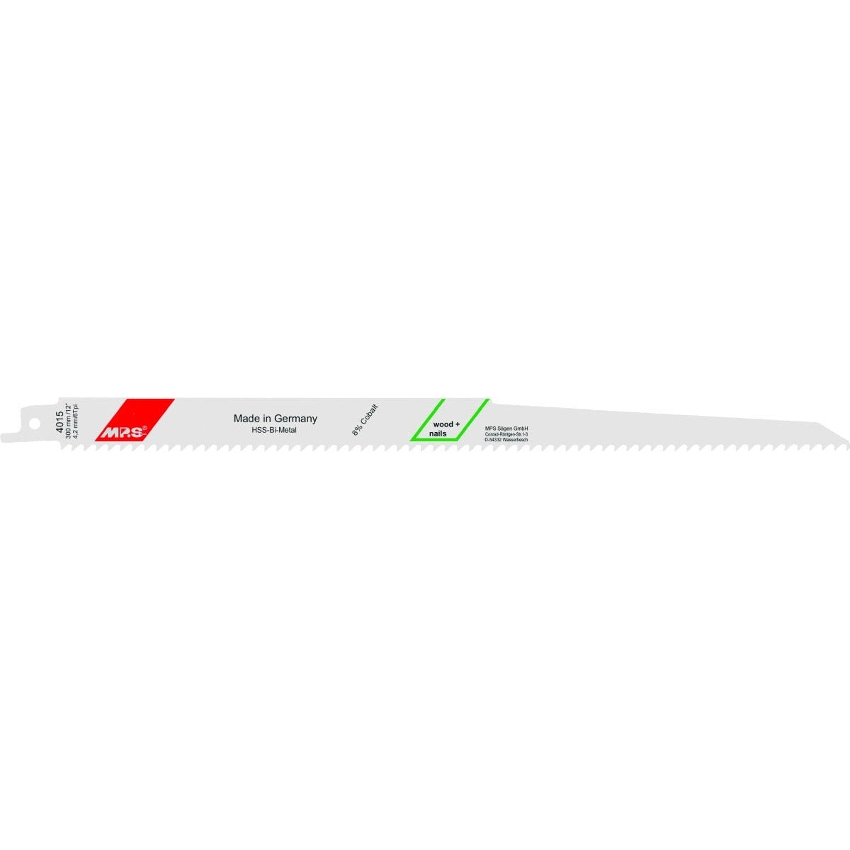 MPS - Hoja de sierra de sable Classic-Line-Wood 4015
