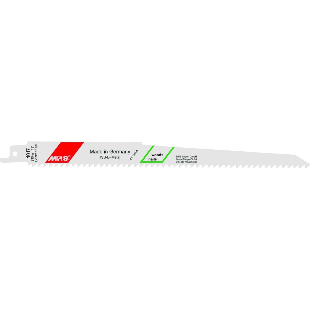 MPS - Classic-Line-Wood 4017 Reciprocating Saw Blade