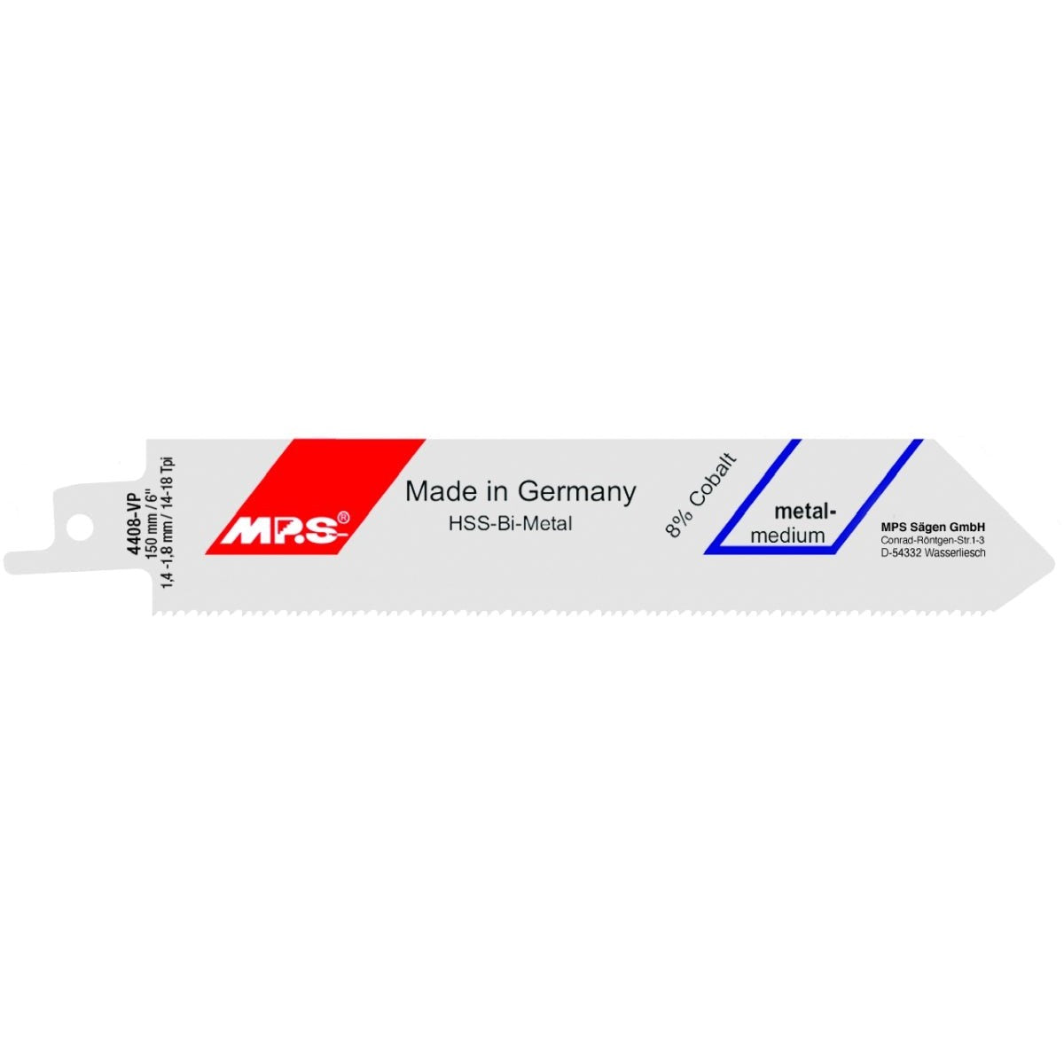 MPS - Profi-Line-Metal 4408-VP Sabre Saw Blade